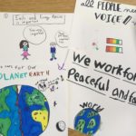 image of children's artwork for the 7 UU principles