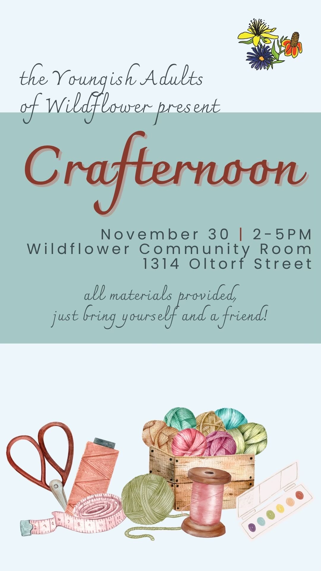 Crafternoon Crafternoon event details